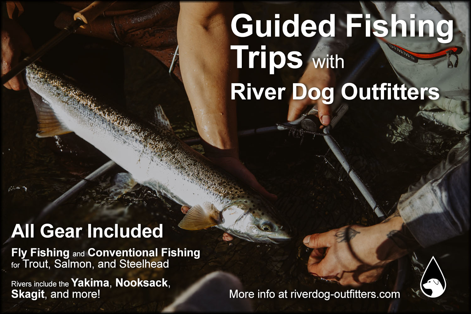 guided fishing trips river dog outfitters