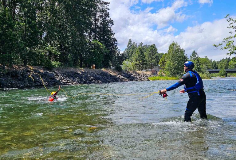 swiftwater rescue coil rope